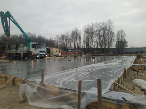 Betonplatte außen