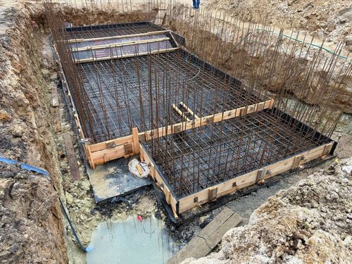 Glatte Betonfläche